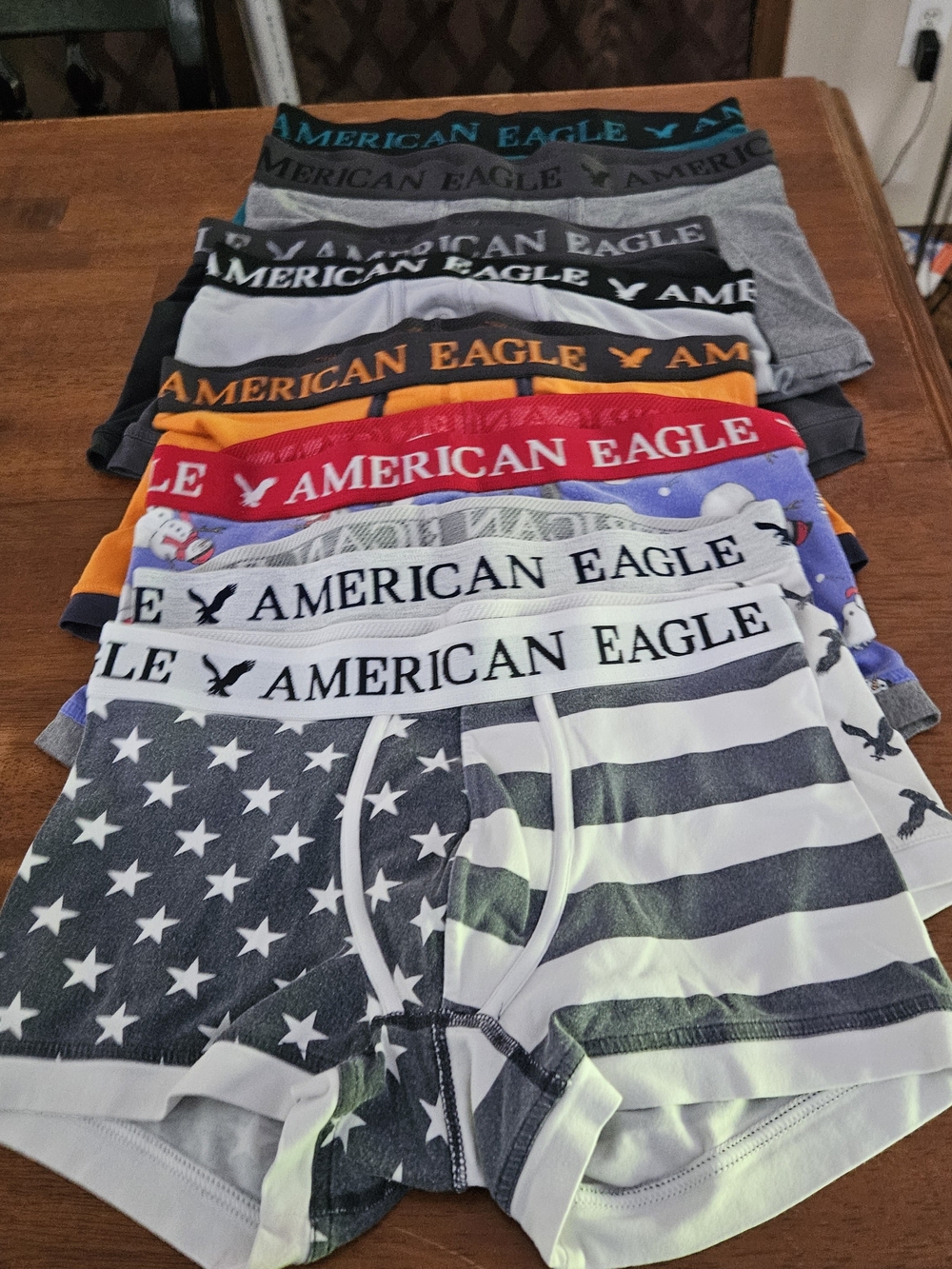 American Eagle Outfitters Men's Boxer Briefs - Multi Color Pack Size S